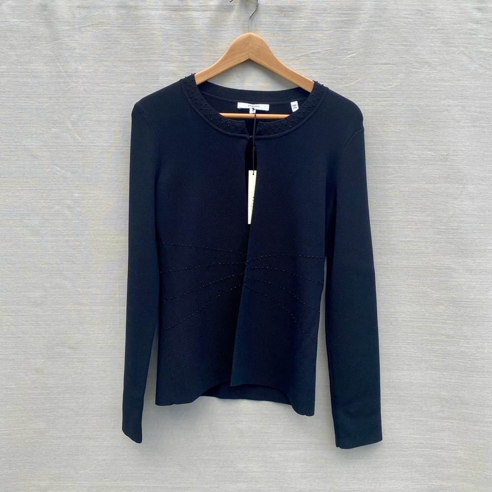 Elegant Black Women's Top - Small NWT.